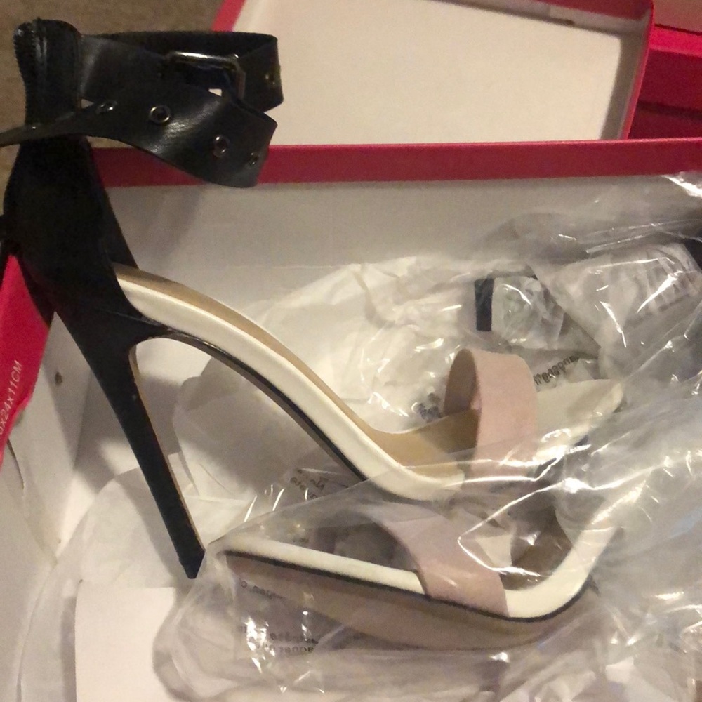 Blush Sandals Heels